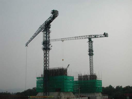 200108南汊悬索桥南塔施工全貌